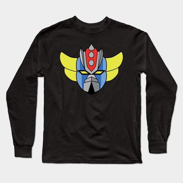 Grendizer Head Long Sleeve T-Shirt by pitt